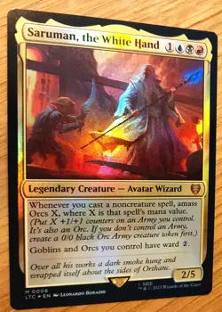 Mtg Magic: +FOIL+ Saruman, die Weiße Hand/ the White Hand, Commander, Mint - Image 4