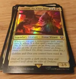 Mtg Magic: +FOIL+ Saruman, die Weiße Hand/ the White Hand, Commander, Mint - Image 5