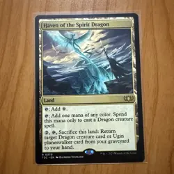 Haven Of The Spirit Dragon N/M Tarkir Dragonstorm MTG Magic The Gathering Card - Image 1