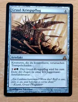 Mtg Magic: Gruul-Kriegspflug / Gruul War Plow, DEUTSCH - Image 1