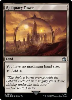 MTG - Reliquary Tower - Doctor Who - Magic the Gathering - Image 1