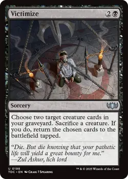 MTG Tarkir: Dragonstorm Commander - Victimize - Image 1