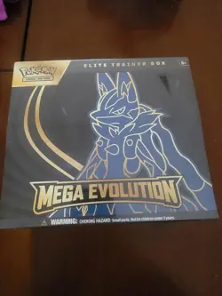 Mega Evolution Elite Trainer Box Lucario ETB NEW Sealed Pokemon - Image 1