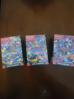 Pokemon Destined Rivals Phantasmal Flames Mega Evolution Booster Bundle New - Image 1