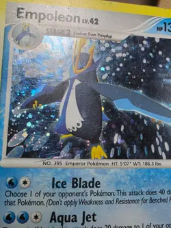 HP Empoleon Pokemon 4/130 Holo Rare Diamond & Pearl - Image 5