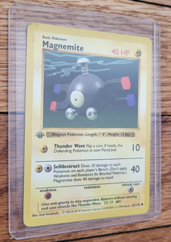 Pokemon TCG - 1st Edition Magnemite - 053/102 Base Set (Shadowless) - Regular - Image 2
