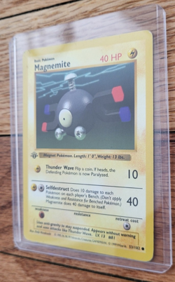 Pokemon TCG - 1st Edition Magnemite - 053/102 Base Set (Shadowless) - Regular - Image 3