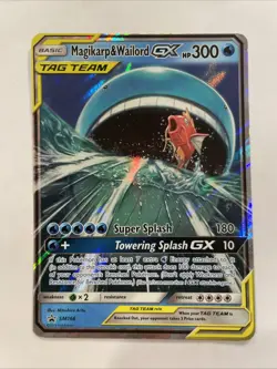 Magikarp & Wailord GX SM166 Pokemon SM Promos Holo Promo HP/MP - Image 1