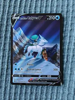 Pokemon TCG - Ice Rider Calyrex V TG14/TG30 Astral Radiance Trainer Gallery - Image 1