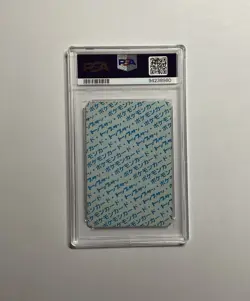 POKEMON ALAKAZAM TOPSUN JAPANESE - BLUE BACK (1995) NO NUMBER PSA 5 - Image 2