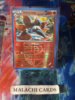 Pokemon x1 Volcarona (Team Plasma) (Reverse Holo 13/101) (Heavy Play!) - Image 1
