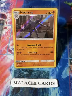 Pokemon x1 Machamp - Detective Pikachu (Holo Rare 13/18) (Light Play!) - Image 1