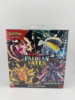 SEALED - Pokemon TCG Scarlet And Violet Paldean Fates Booster Bundle, English - Image 1