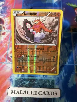 Pokemon x1 Landorus - Legendary Treasures (Reverse Holo 85/113) (Light Play!) - Image 1