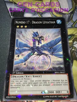 CARTE Yu Gi Oh NUMERO 17 : DRAGON LEVIATHAN BP01-FR027 1ere ed starfoil - Image 1