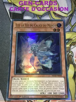 CARTE Yu Gi Oh LEE LA FEE DU CALICE DU MONDE MP18-FR048 1ere edition - Image 1