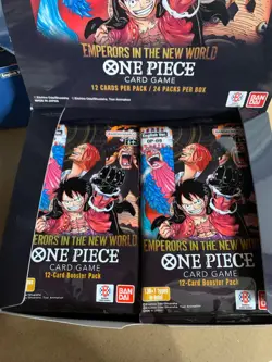 One Piece TCG Booster OP09 Emperors in The new World Englisch Neu & Sealed - Image 1