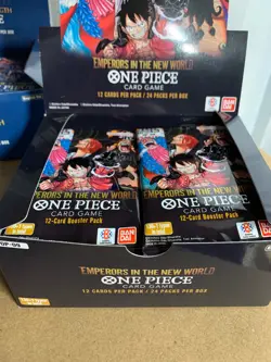One Piece TCG Booster OP09 Emperors in The new World Englisch Neu & Sealed - Image 2