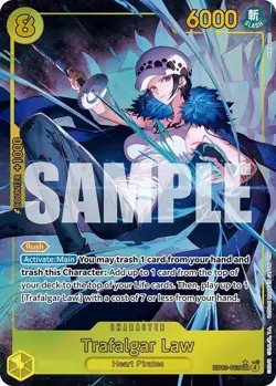 One Piece CCG - EB03 Heroines Edition - EB03-062 - Trafalgar Law SEC AA English - Image 1