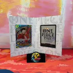 Sealed Luffy One Piece Day 24 OP07-109 Japanese Promo - Image 2