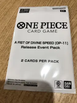 ONE PIECE Card Game - A Fist of Divine Speed: Release Event Pack - Bandai - - Image 1