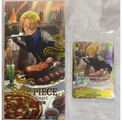 IN STOCK One Piece Card Game 2026 Lunar New Year Red Packet Sanji Promo Sealed - Image 1
