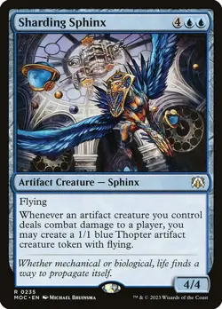 NM Sharding Sphinx, MTG, March of the Machine, Magic the Gathering, 235 - Image 1