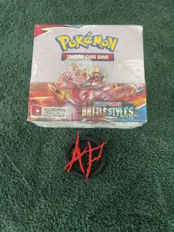 Sealed Pokemon TCG Sword & Shield Battle Styles Booster Box English New Sealed - Image 1