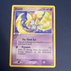 Pokemon Jirachi Black Star Promo #21 2004 WotC Rare NM Vintage Collector Card - Image 1
