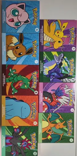 Lot Of 9 Brand New Official Pokemon 2024 McDonalds Sticker Sheet & Packs - Image 1