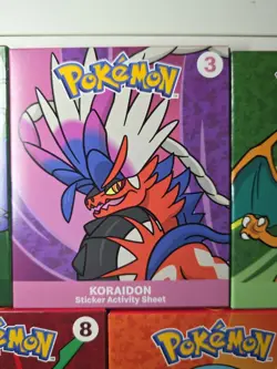 Lot Of 9 Brand New Official Pokemon 2024 McDonalds Sticker Sheet & Packs - Image 4