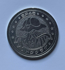 Tentacruel Pokemon Rare Vintage Meiji Battle Coin Metal Japanese - 1999 - Image 1