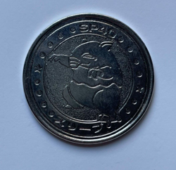 Drowzee Pokemon Rare Vintage Meiji Battle Coin Metal Japanese - 1999 - Image 1