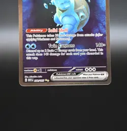 Blastoise ex 200/165 Pokemon TCG SV: Scarlet & Violet 151 SIR Full Art NM - Image 5