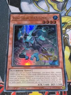 CARTE Yu Gi Oh SOLDAT LIQUIDE, HEROS ELEMENTAIRE LED6-FR013 ere edition - Image 1
