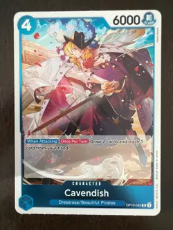 One Piece Card Cavendish (045) OP10-045 Royal Blood Foil - Image 1