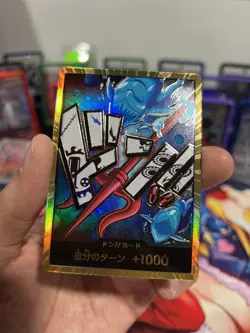 One Piece Premium Booster The Best Prb01 Hody Gold Don Japanese NM - Image 2