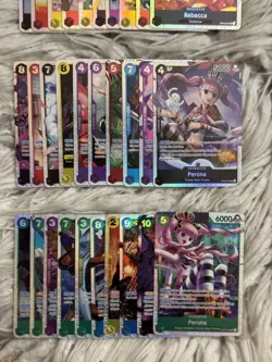 120x Lot SRs One Piece TCG / English OP06 to OP14 / Boa , Nami , Perona , Luffy - Image 2