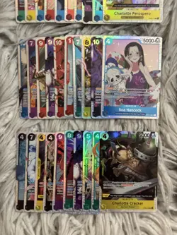 120x Lot SRs One Piece TCG / English OP06 to OP14 / Boa , Nami , Perona , Luffy - Image 3