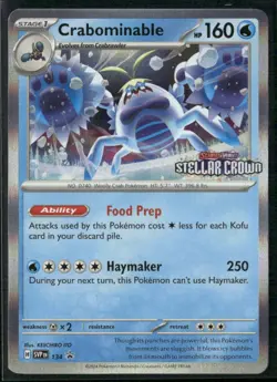 SV: Scarlet & Violet Promo Cards #134/142 Crabominable - Image 1