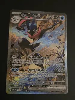 Pokemon TCG Greninja ex SVP 132 2024 Shrouded Fable Black Star Promo Card NM - Image 2