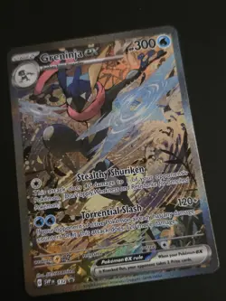 Pokemon TCG Greninja ex SVP 132 2024 Shrouded Fable Black Star Promo Card NM - Image 3
