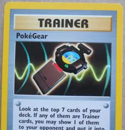 PokeGear 88/111 Rare Non-Holo Neo Genesis Set Pokemon Trainer Card NM - Image 2