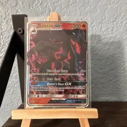 2017 Pokemon SM Salazzle GX SM63 Full Art Promo Holo Card English - Image 1