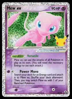 Mew ex 88/92 Holo Celebrations Classic Collection Pokemon Card - Image 1
