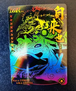 15 Naruto LGR Jiraiya Black Rainbow Prism Holo CCG TCG Rare + EXTRA Cards - Image 3