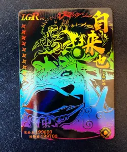15 Naruto LGR Jiraiya Black Rainbow Prism Holo CCG TCG Rare + EXTRA Cards - Image 5