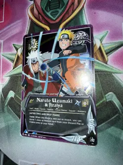 Bandai Naruto Uzumaki & Jiraiya Ninja Naruto CCG 2002 Card #684 - Image 1