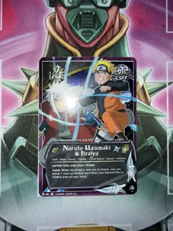 Bandai Naruto Uzumaki & Jiraiya Ninja Naruto CCG 2002 Card #684 - Image 2