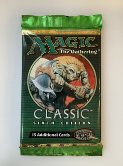 MTG Classic 6th Sixth Edition English Booster Pack - factory Sealed - Image 1